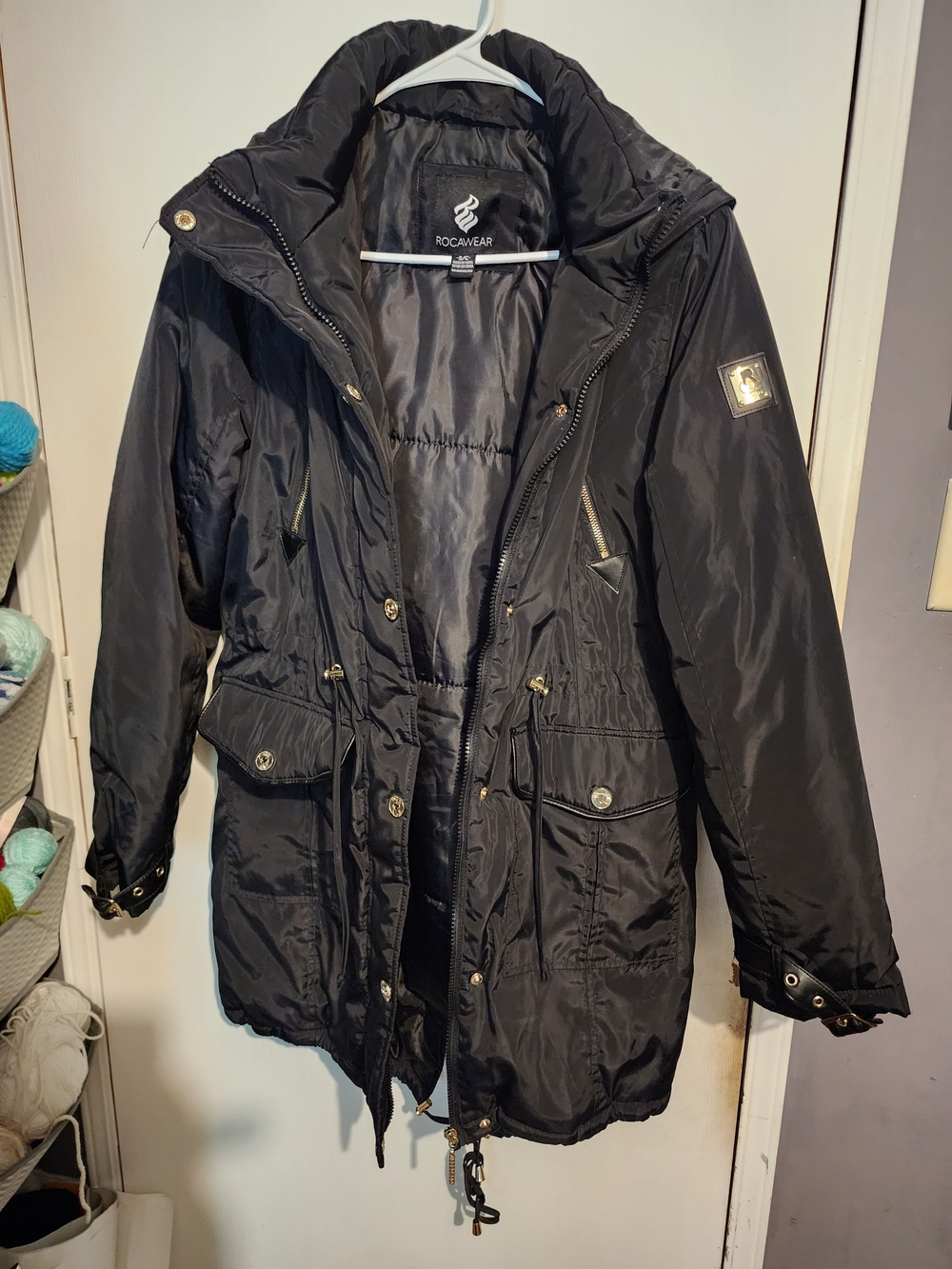 Rocawear Women’s small  Black Parka Jacket